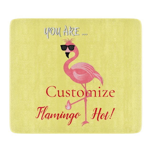 Planche À Découper Vous Êtes Flamant rose Hot Thunder_Cove (Devant)