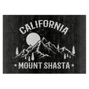 Planche À Découper Voyage à Mount Shasta Californie vintage