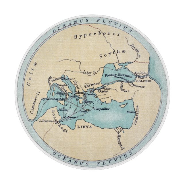 PLANCHE À DÉCOUPER VOYAGE DES ARGONAUTES (Devant)