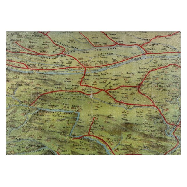 Planche À Découper Vue Grandes Plaines de Birdseyes (Devant)