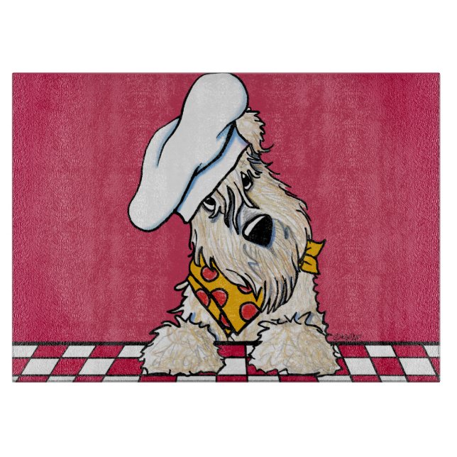 Planche À Découper Wheaten Terrier Chef (Devant)