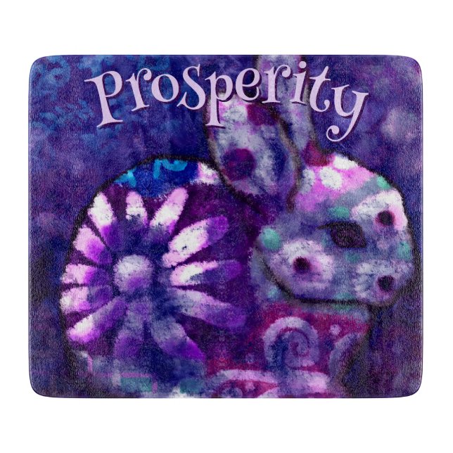 Planche À Découper Whimsical Floral Bunny Rabbit Personalized (Devant)