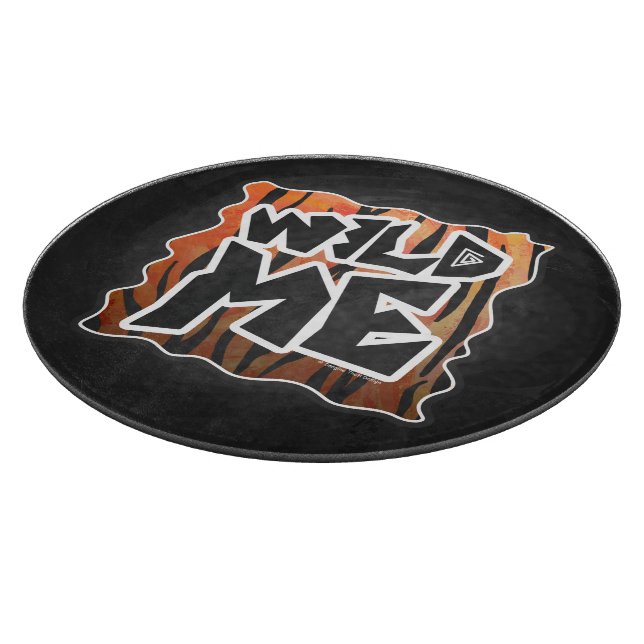 Planche À Découper Wild Me Tiger Hot orange et noir (Coin)
