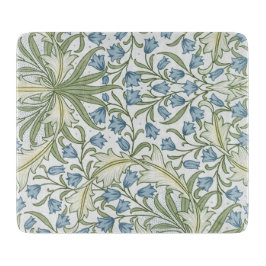 Planche À Découper William Morris - Art Nouveau Bleu Bellflowers