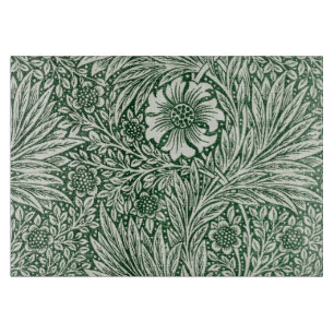 Planche À Découper william morris marigold fleurs vertes