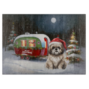 Planche À Découper Winter Havanese Caravan Christmas Adventure