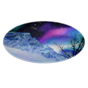 Planche À Découper Winter Wonderlights Commission de découpe