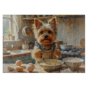Planche À Découper Yorkshire Terrier cuisine dans la cuisine