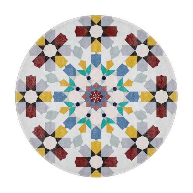 Planche À Découper Zelije marocain ! Zellige marocain (Devant)