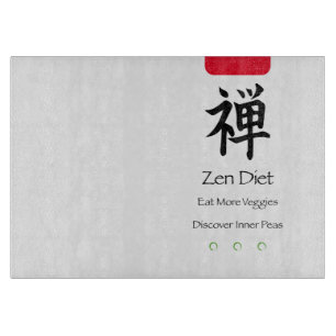 Planche À Découper Zen Diet Manger Plus de Légumes