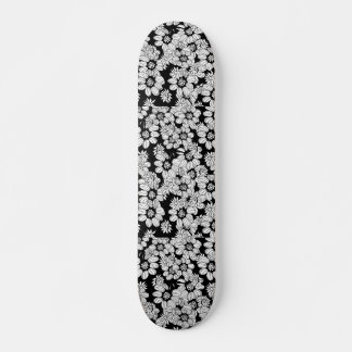 Planche à skateboard florale