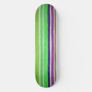 Planche à skateboard multicolore