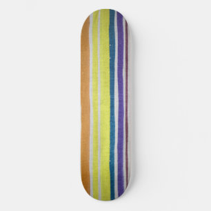 Planche à skateboard multicolore