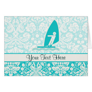 Planche à voile turquoise