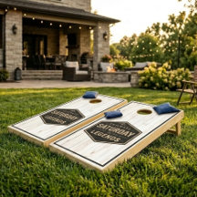 Planche de Cornhole en Bois Blanc Légende Tailgate