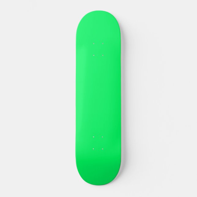 Planche de skateboard à écran vert (Recto)