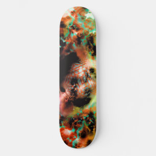 Planche de skateboard : Abstrait Orange"
