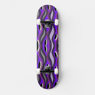 Planche de skateboard aux yeux psychédéliques