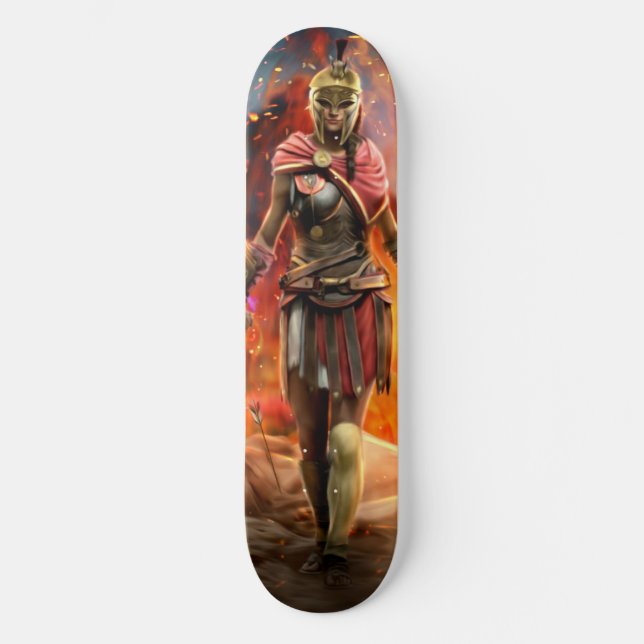 Planche de skateboard féminine grecque (Recto)