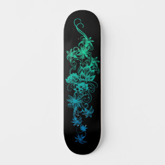 Planche de skateboard fleurie pour dames et filles