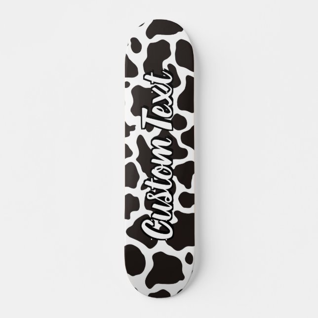 Planche de skateboard Motif de vache (Devant)