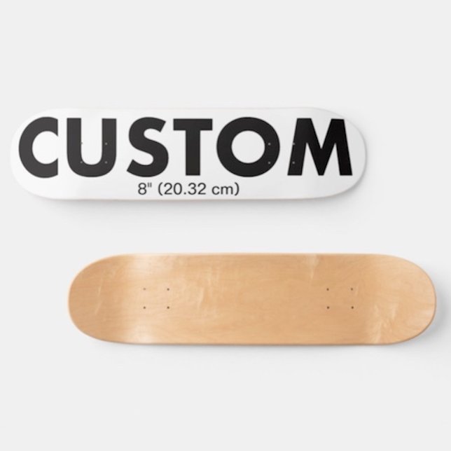 Planche de skateboard personnalisée 8 pouces (20,3 (Personalized custom Skateboard Deck 8 inch (20.32 cm))