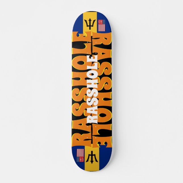 Planche de skateboard RASSHOLE JMT BARB 7 3/4" (Devant)