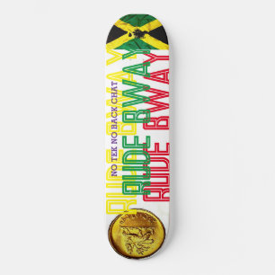 PLANCHE DE SKATEBOARD RUDE BWAY OFFICIELLE 8 1/4"