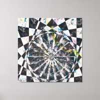 Planche de toile de couleur étirée