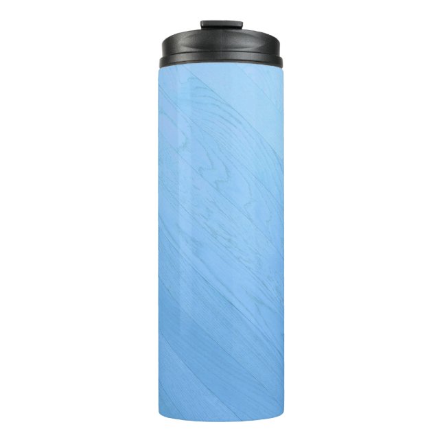 Plancher bleu Abstrait | Bouteille isotherme (Devant)