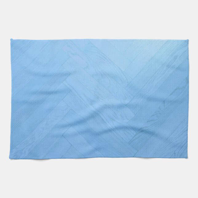 Plancher bleu Abstrait | linge de cuisine (Horizontal)