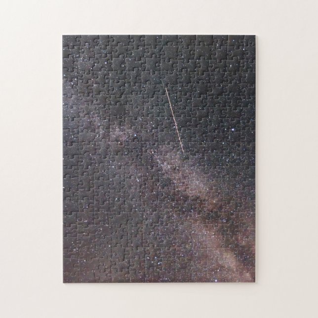 Plane crossing the Milky Way (2024) (Vertikal)