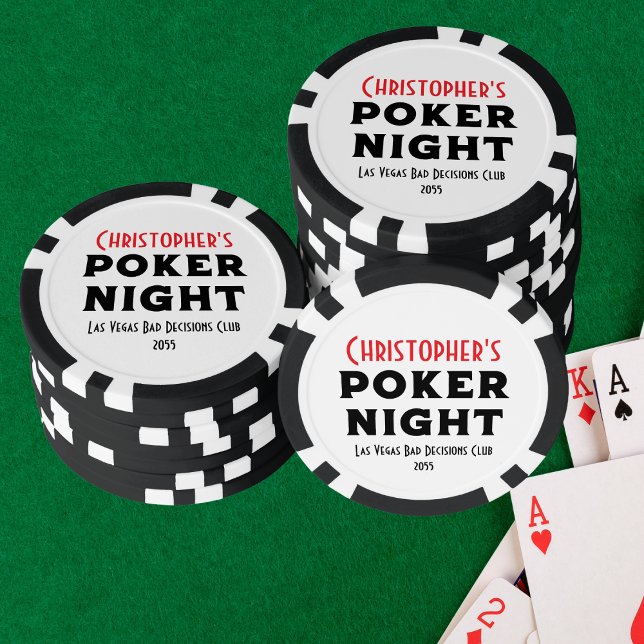 Plane deine eigene Junggesellenparty Pokerchips (Create your own Poker Night game night Poker Chips. Personalized with name. Funny saying. )