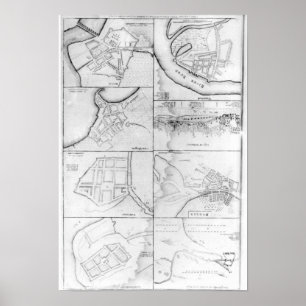 Pläne der Prinzip Türme, Forts Poster