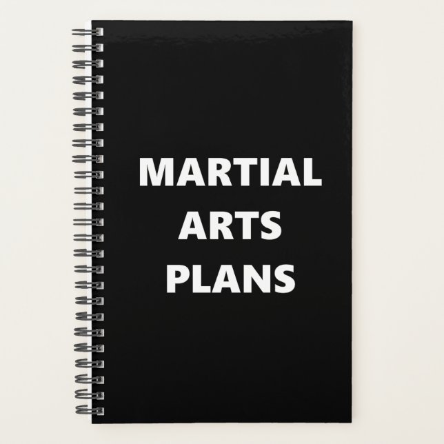 Pläne für sportliche Kampfkünste von Marital Arts  Planer (Vorderseite)