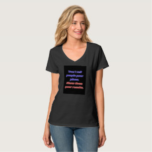 Pläne nicht erzählen, Ergebnisse anzeigen - maßnah T-Shirt