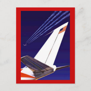 PLANE TAILS & TRAILS INVITATION FÊTE EZ2PERSONNALI