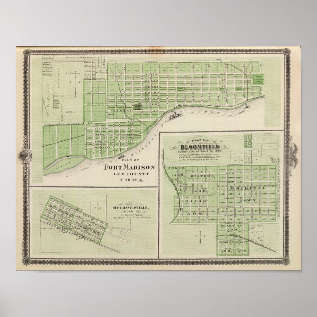 Pläne von Fort Madison Poster (Vorne)