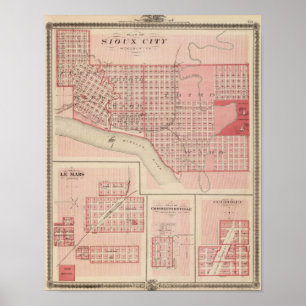 Pläne von Sioux City, Le Mars Poster