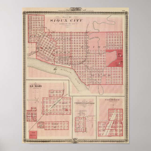 Pläne von Sioux City, Le Mars Poster (Vorne)