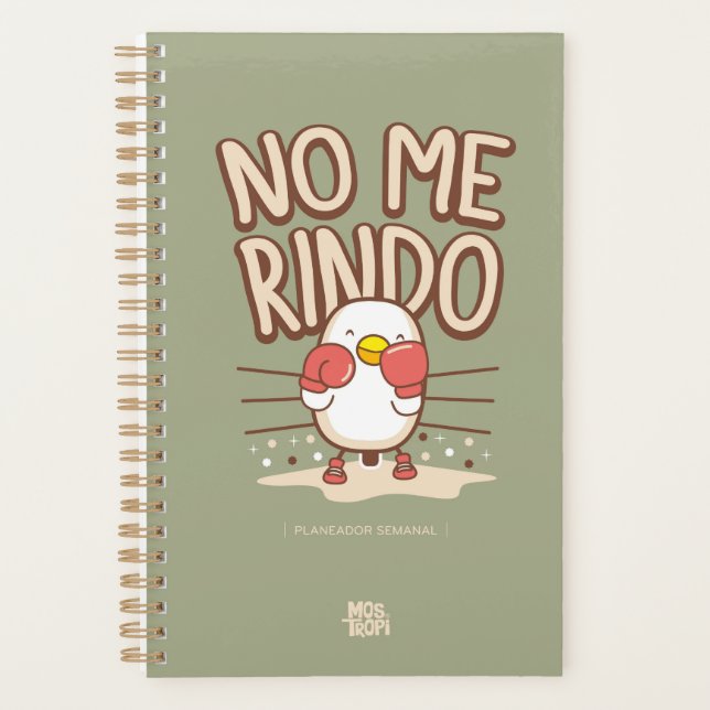 Planeador Semanal Mostropi No me rindo (Devant)