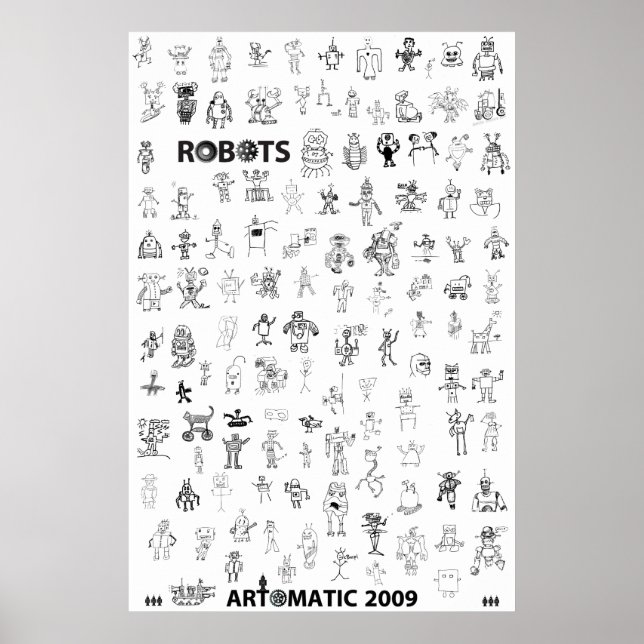 Planer 2009: Roboter der Artomatik 7 Poster (Vorne)