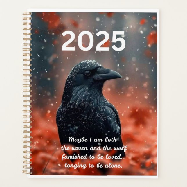 Planer 2025 Raven & Wolf (Vorderseite)