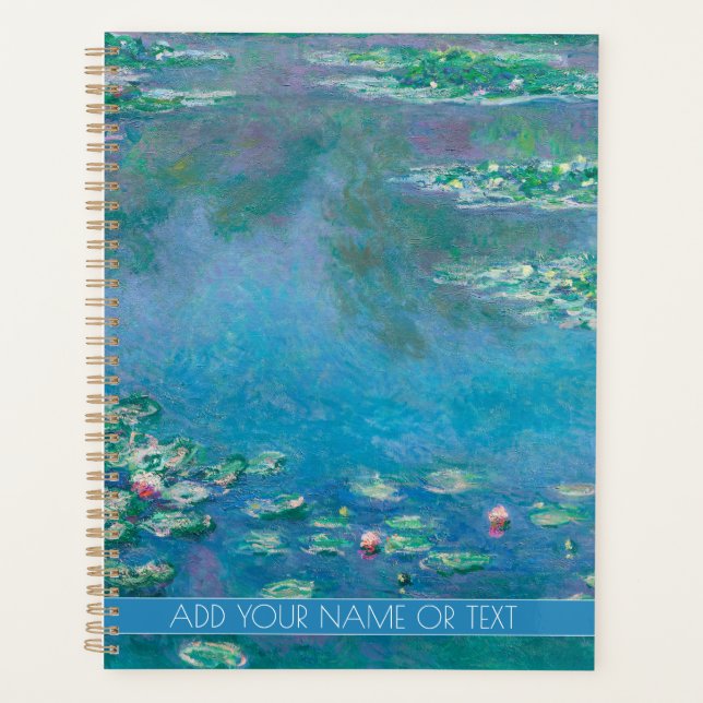 PLANER: CLAUDE MONET: WASSERLILIEN PLANER (Vorderseite)