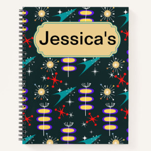 Planer für den atomaren 50er notizbuch