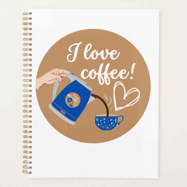 Planer für den Kaffeeliebhaber! Vorne und Hinten. (Vorderseite)