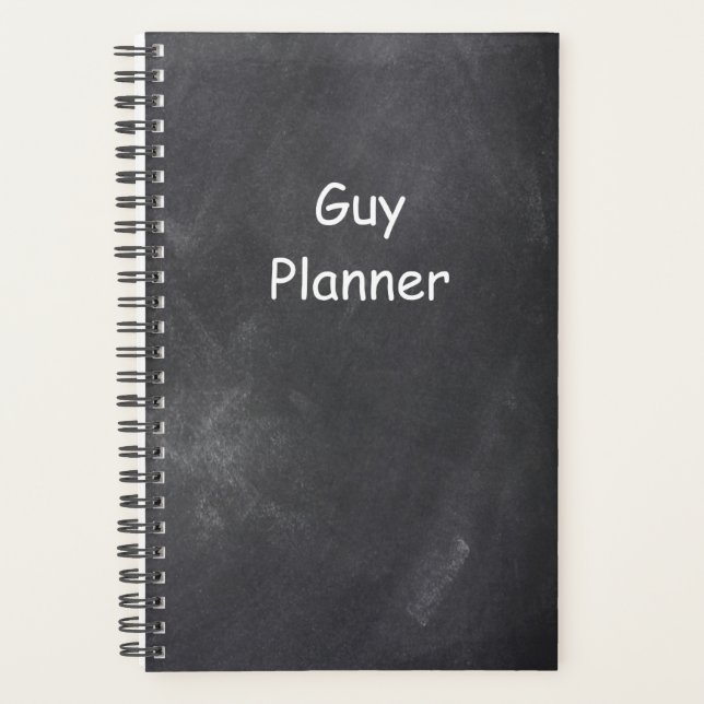 Planer für Männer Typ Planer Chalkboard Stil (Vorderseite)