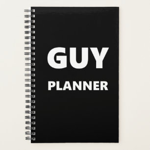 Planer für Männer Typ Planer Weißer Schriftart