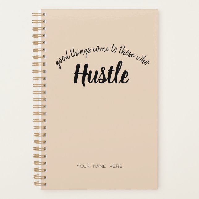 Planer "Hustle" (Vorderseite)