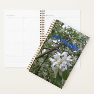 Planer mit Apfelblüten